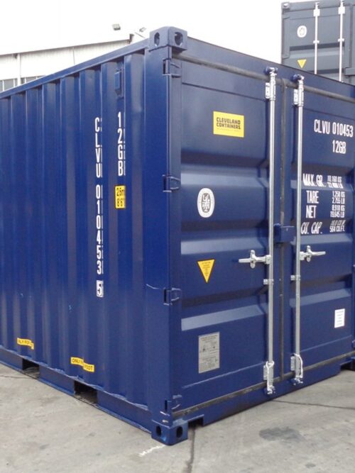 10Ft X 8Ft Shipping Container (One trip) – Blue
