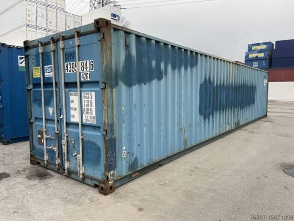 15071206-02 40Ft X 8Ft Used Shipping Container High Cube