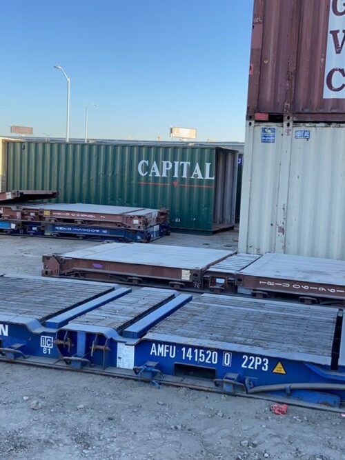 20Ft X 8Ft Used Flat Rack Shipping Containers