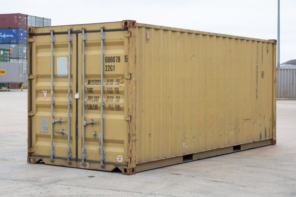20ft-used-yellow-4 20Ft Used Shipping Container – Wind & Watertight
