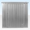 4m x 2.1m Flat Pack Container Store – Galvanised