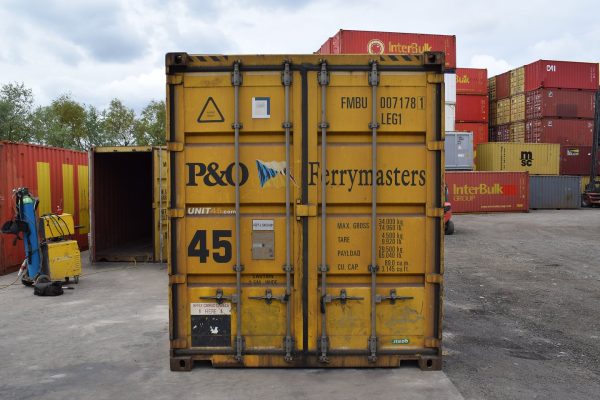 45Ft Hc Used Shipping Container High Cube Wind And Watertight-Cargo Worthy