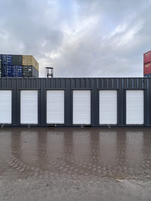 40ft High Cube Multi-Store Container – 7-Bay Self Storage Unit