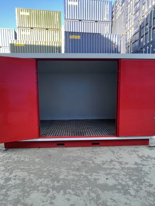 4m x 2m Insulated COSHH Flat Pack Storage Unit