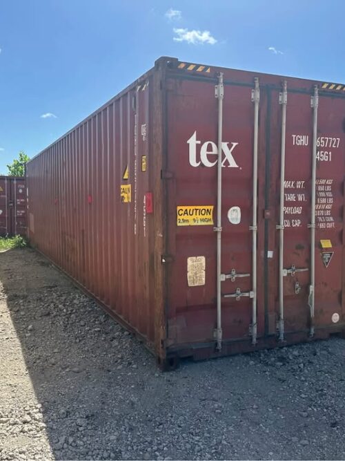 Used 40 High Cube Shipping Container – Solid & Spacious!