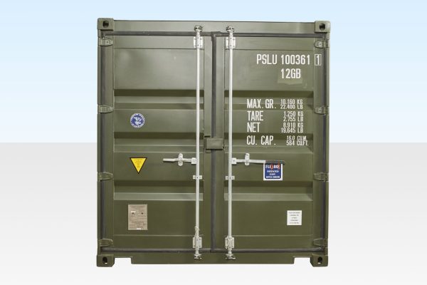 10Ft X 8Ft Shipping Container (One Trip) – Green