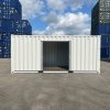 20ft Custom One Trip Shipping Container – Roller Shutter & RAL 7035 Respray