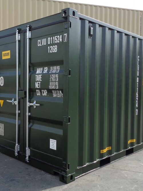 8Ft One Trip Shipping Container (Green)