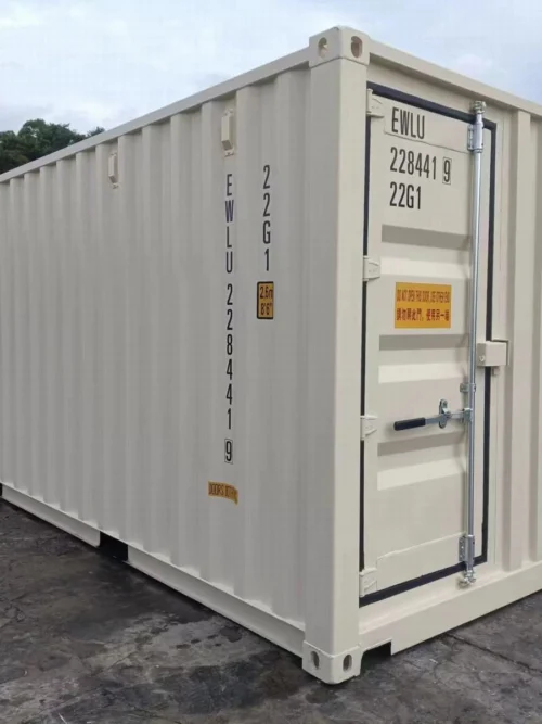 20ft One-Trip Shipping Container – Triple Door Access (Double + Single Door)