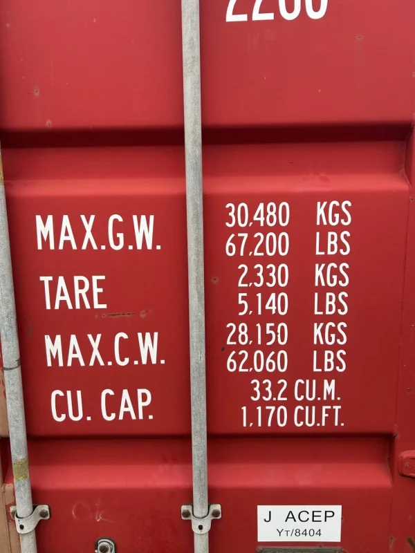 s-l1600-9-6 20′ Shipping Container CCR18113